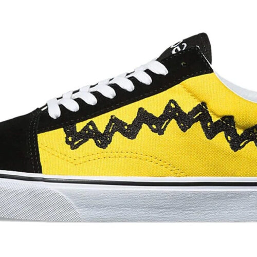 Vans x Peanuts Charlie Brown Old Skool Yellow Black Shoes