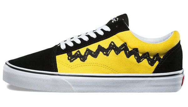 Vans x Peanuts Charlie Brown Old Skool Yellow Black Shoes
