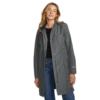 Eddie Bauer Women's Girl on the Go Trench Coat, Charcoal