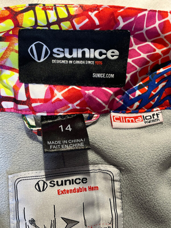 SunIce Zoe Technical Ski Pants Youth Size 14 Kids Snow Pants Thinsulate