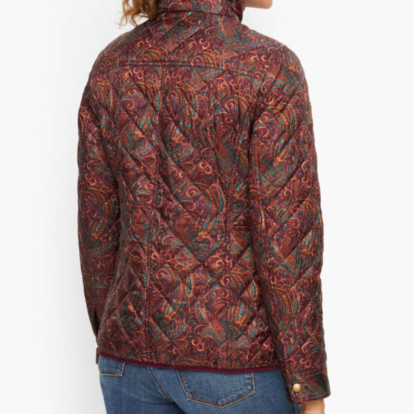 Talbots Paisley Quilted Jacket